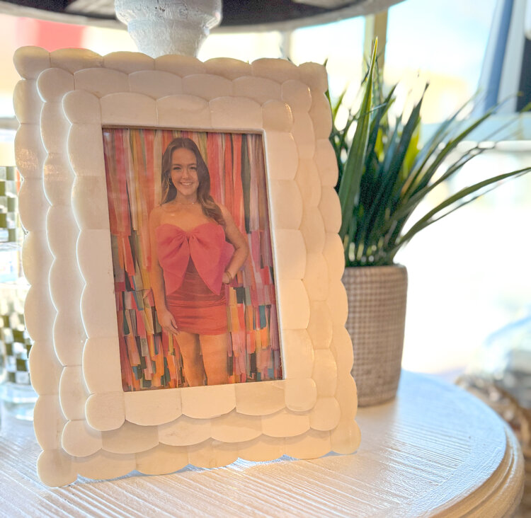 Handicraft Home Scalloped Cream Frame - 4x6