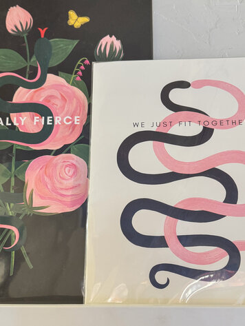 Girl W/ Knife We Just Fit Together Art Print 11"x14"