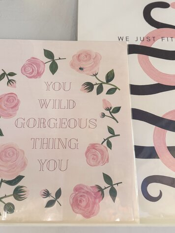 Girl W/ Knife Wild Gorgeous Thing Art Print 11"x14"