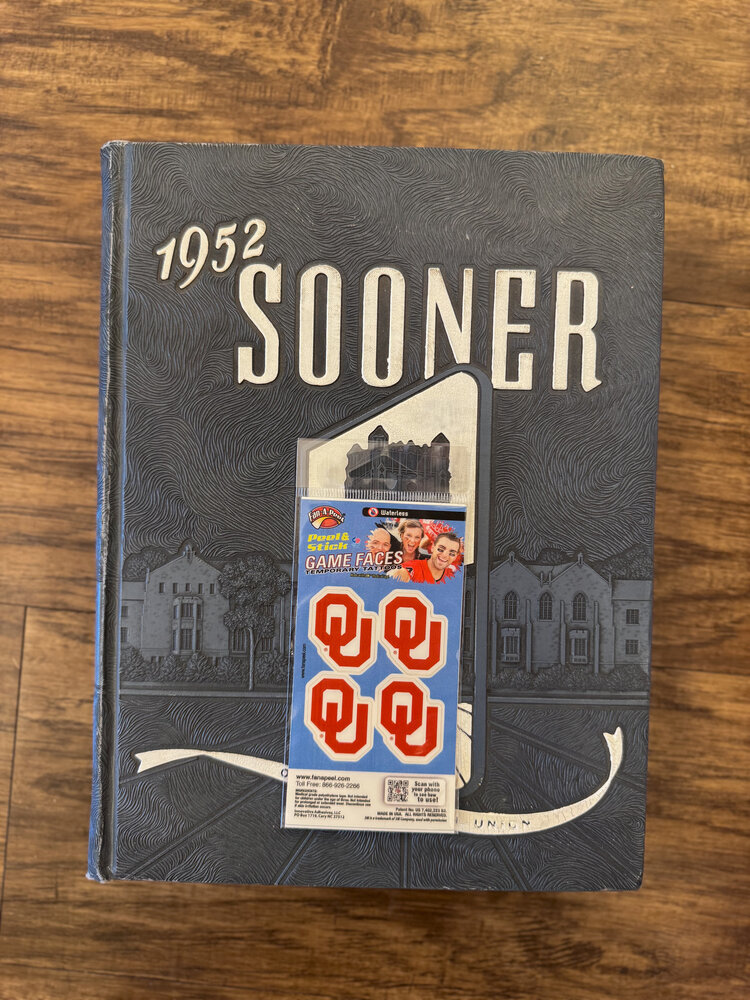 Gamefaces OG OU Logo Temporary Tattoos