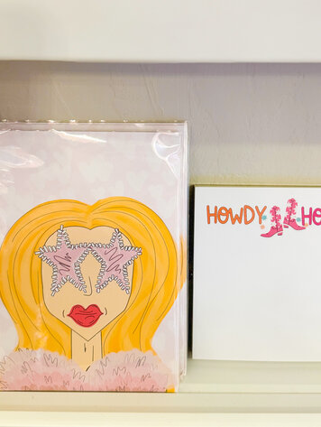 Happy By Rachel Howdy Howdy Chunky Notepad