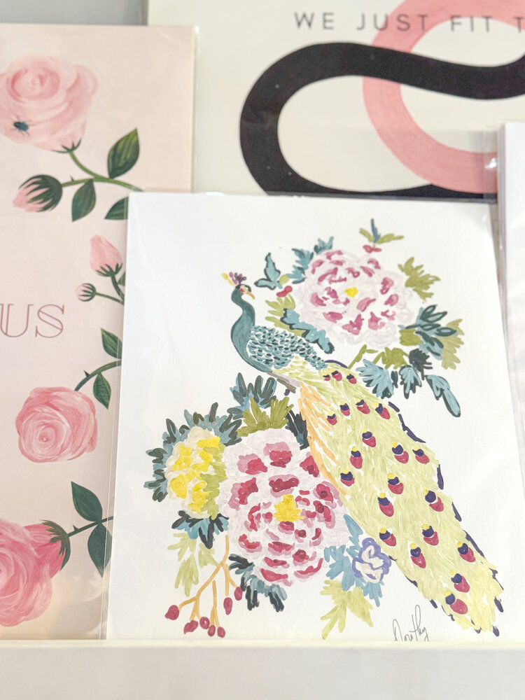 Dorothy Art Chinoiserie Peacock Crest