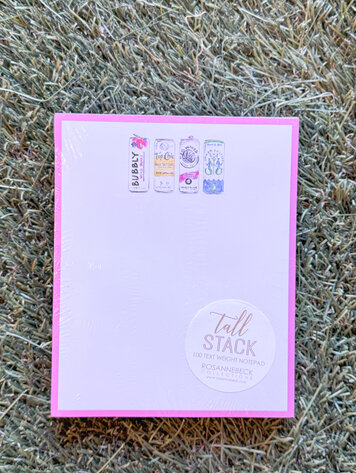 Roseanne Beck Handpainted Seltzer Cans Tall Stack Pad