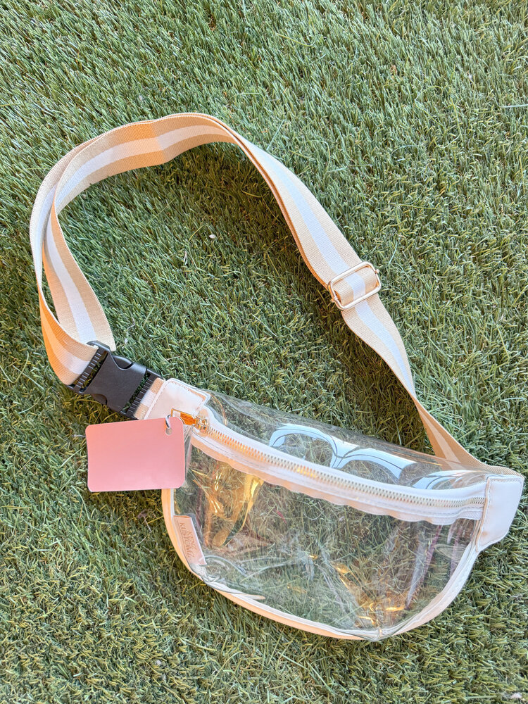 KenzKustomz Gameday Fanny Pack - White