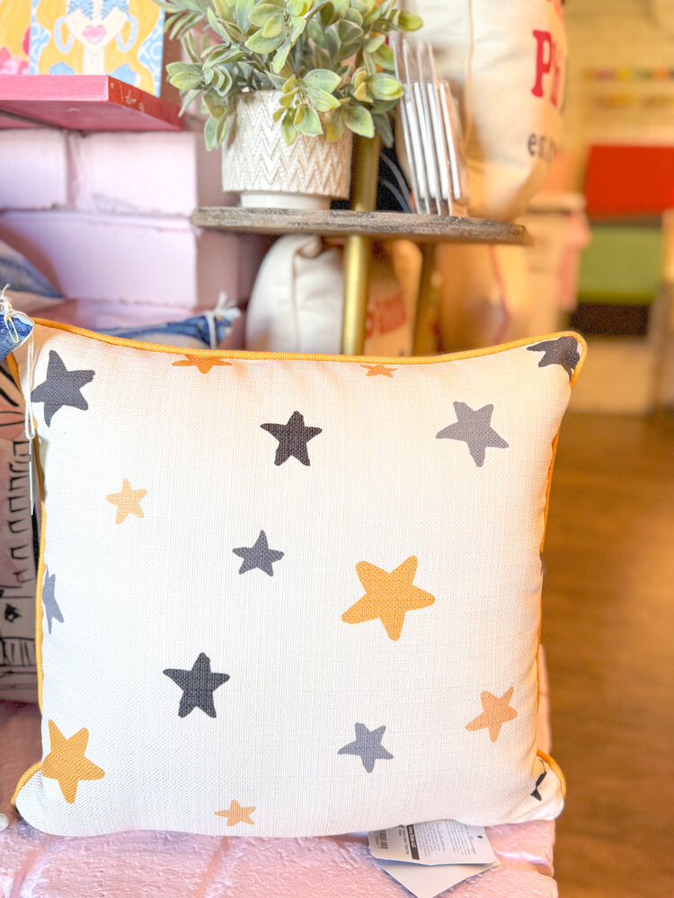 Little Birdie Kappa Alpha Theta Star Pillow