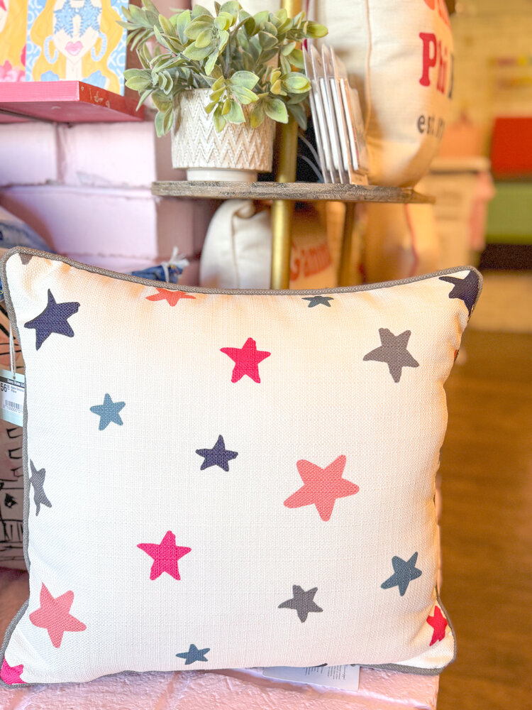 Little Birdie Gamma Phi Beta Star Pillow