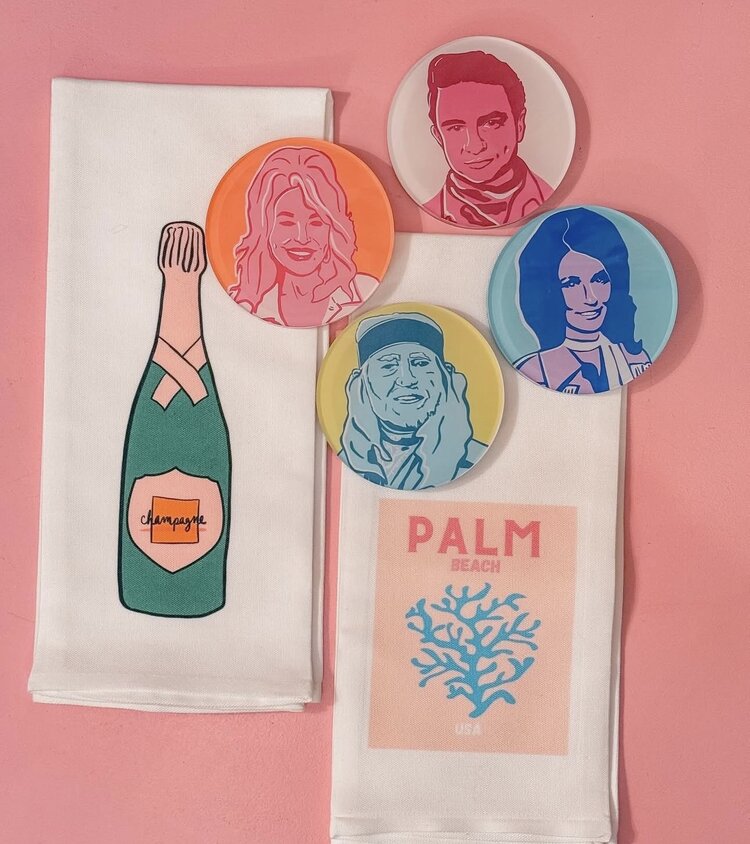 Toss Designs Kitchen Towel - Dolce Vita - Palm Beach