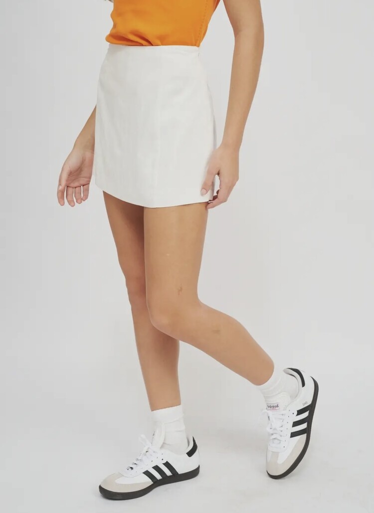 Emory Park High Waist Pleated Mini Skort