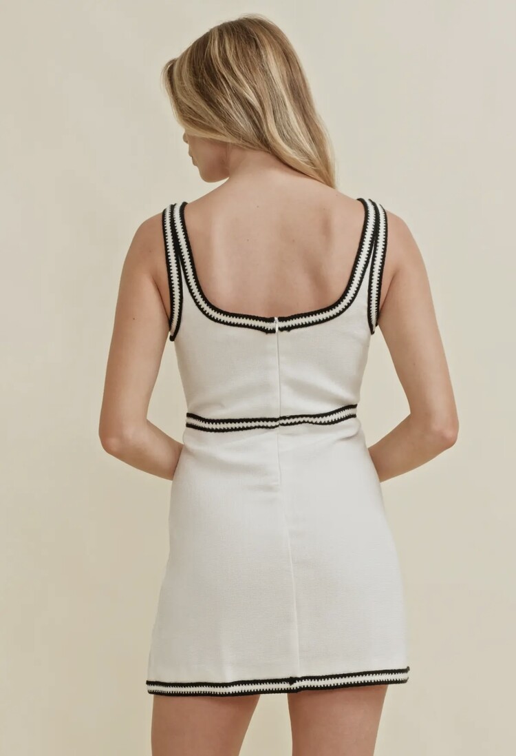 Cloud Ten Take It Easy Mini Dress - White