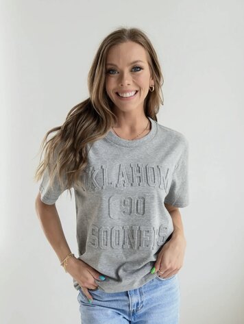 Gameday Social Apparel Co.® Oklahoma Vintage 81 Embossed Comfort Tee