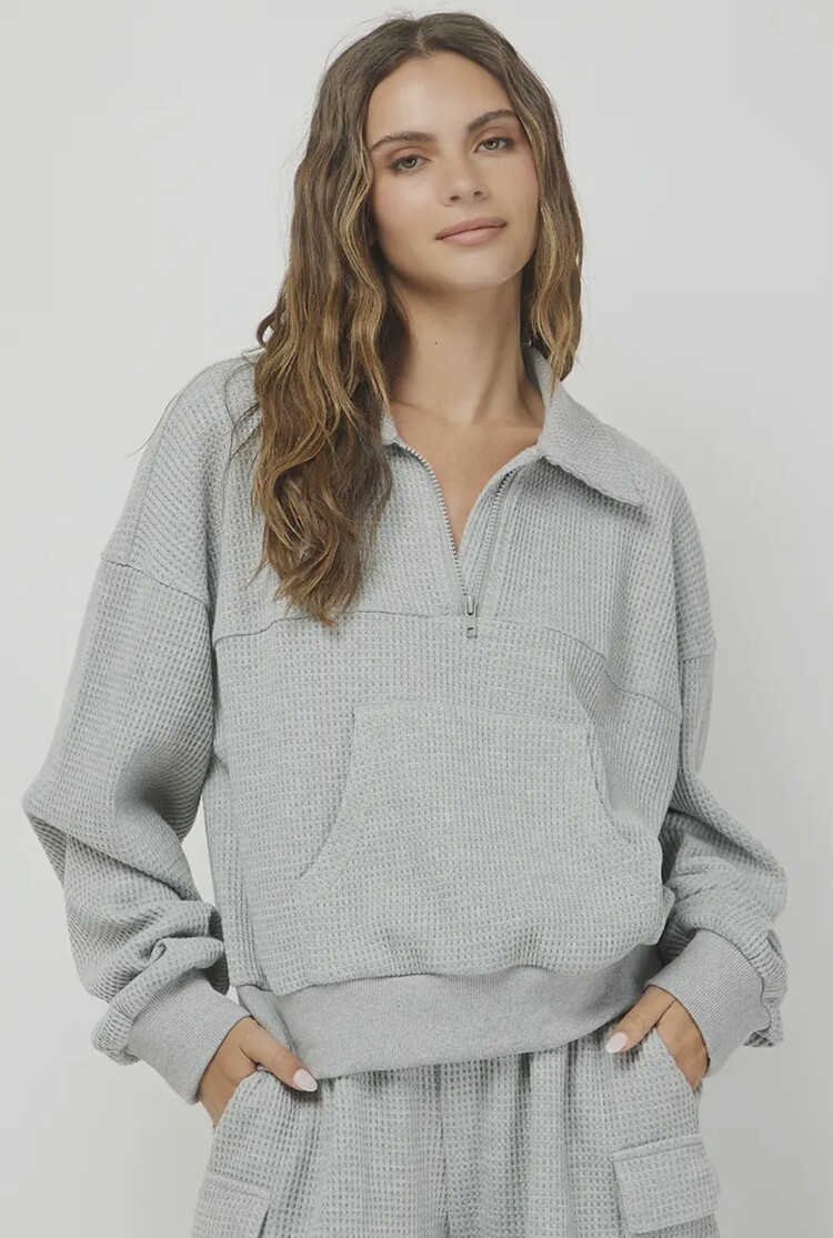 Needi Waffle Knit Sweatshirt