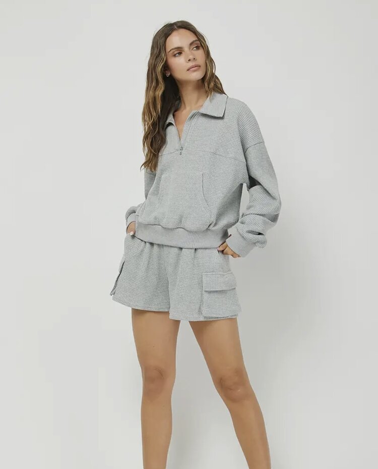 Needi Waffle Knit Sweatshirt