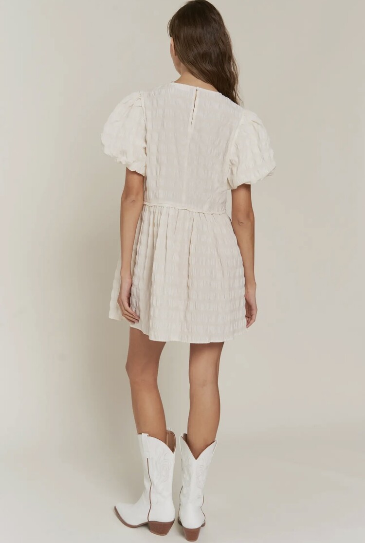 In the Beginning Babydoll Dress - Ivory