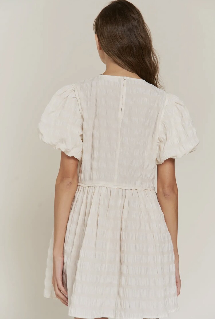 In the Beginning Babydoll Dress - Ivory