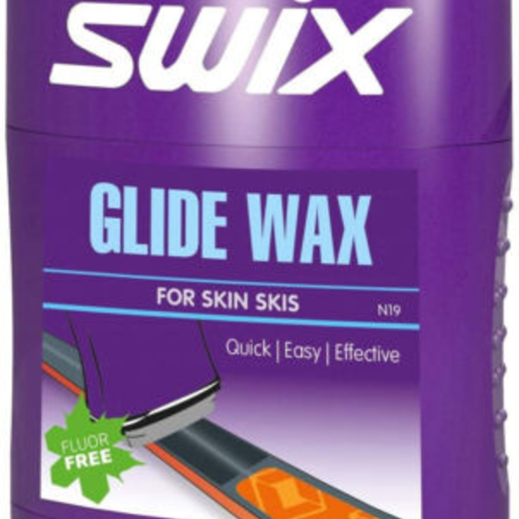 SWIX N19 Glide Wax For Skin Skis, USA