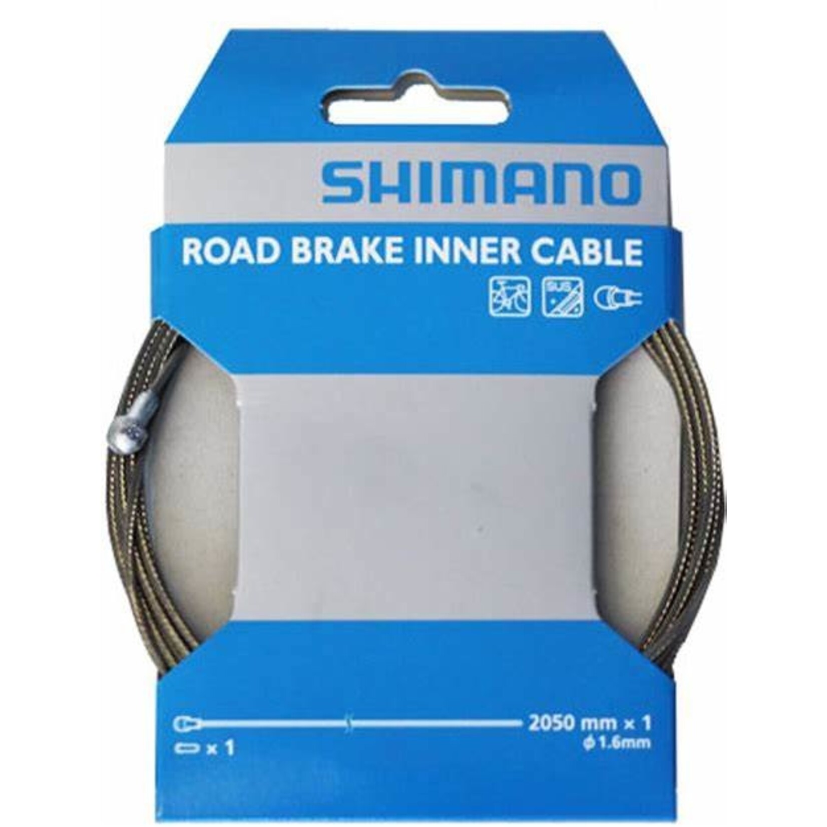 shimano ROAD STEEL BRAKE INNER CABLE each 1.6X2050MM 100PCS