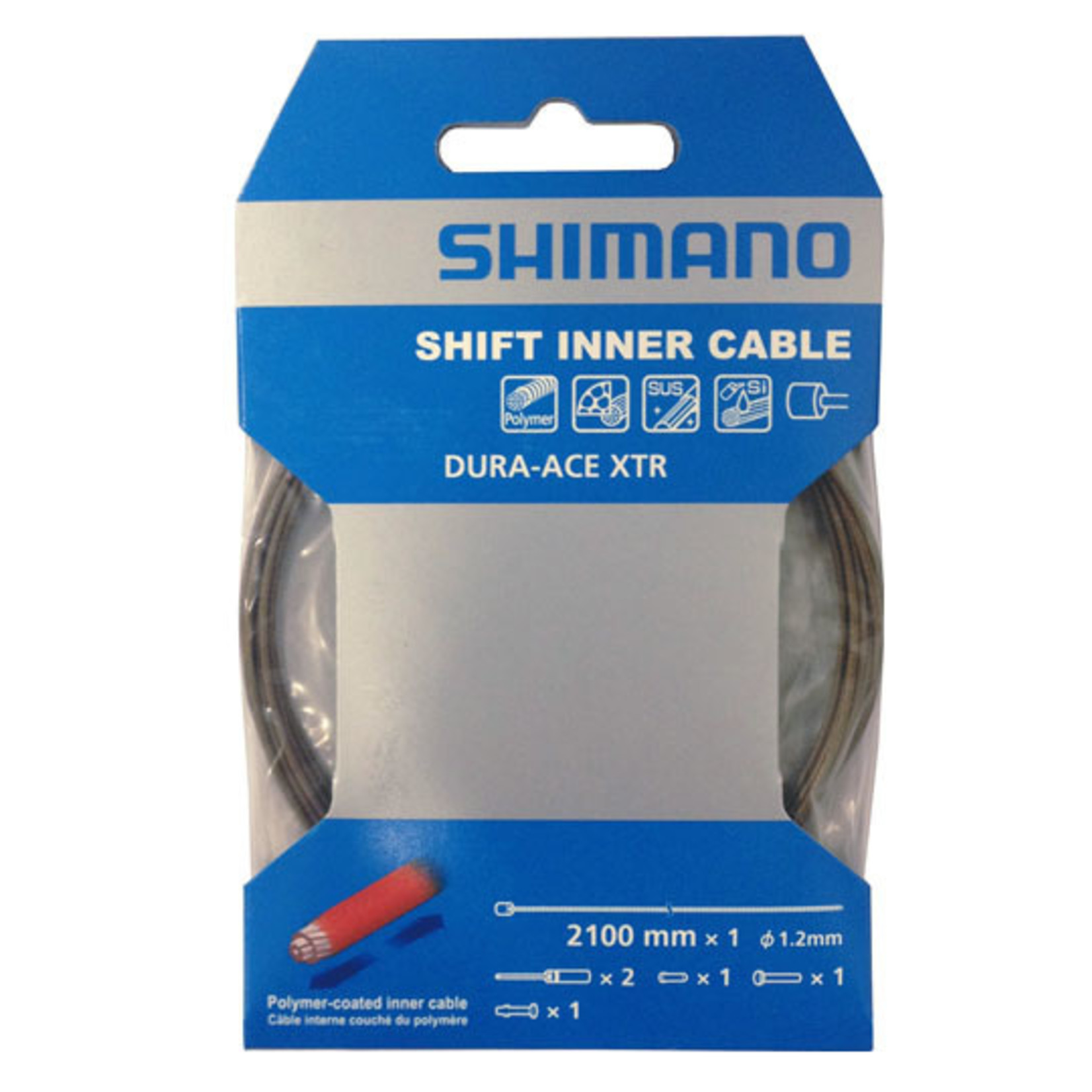 shimano SHIFT INNER CABLE POLYMER COATED