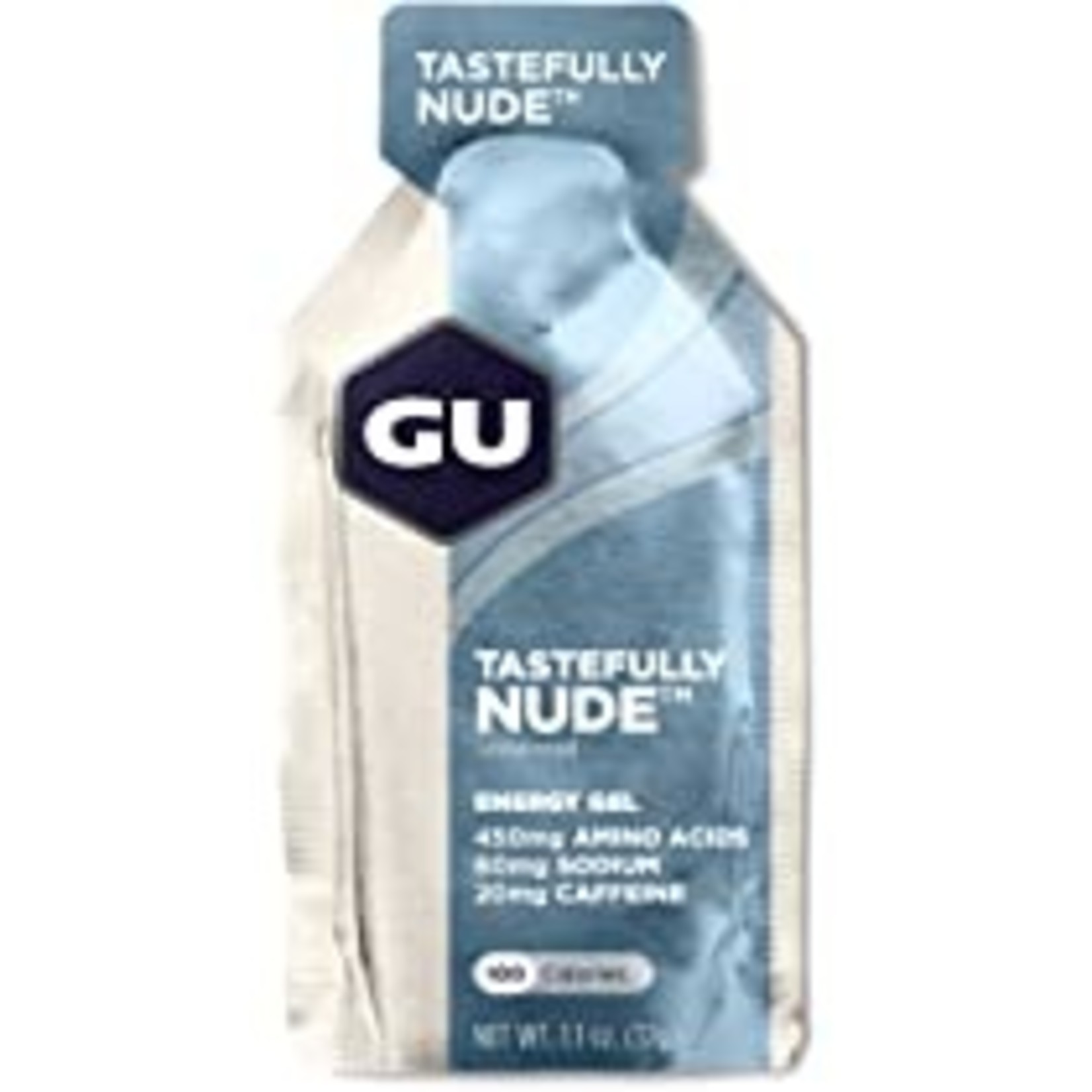 GU Energy Labs Tastefully Nude, GU Energy Gel, Single Pkt