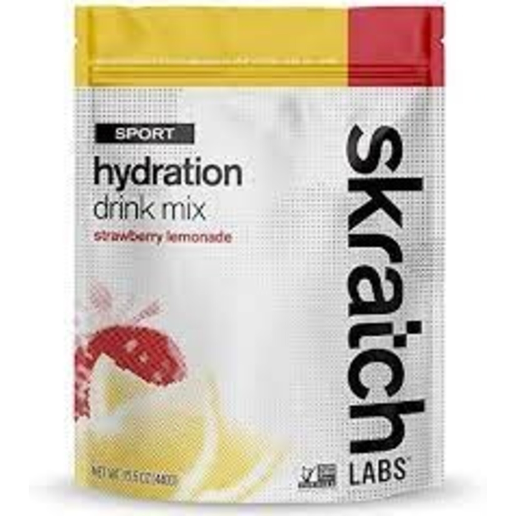 Skratch hydration mix strawberry lemonade