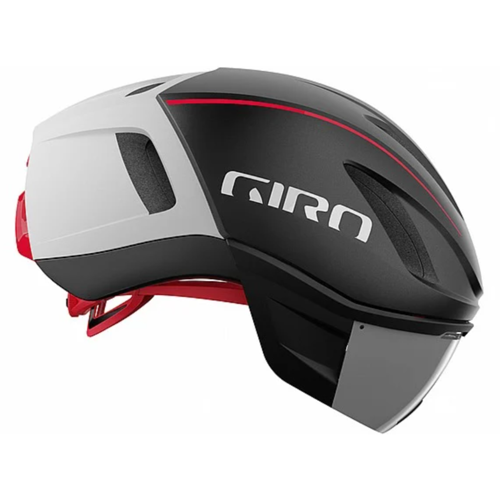 Giro Cycling GR VANQUISH MIPS MAT BK/WH/RD L 22 US