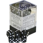 chessex Chessex Dice Opaque 36D6 Black/white