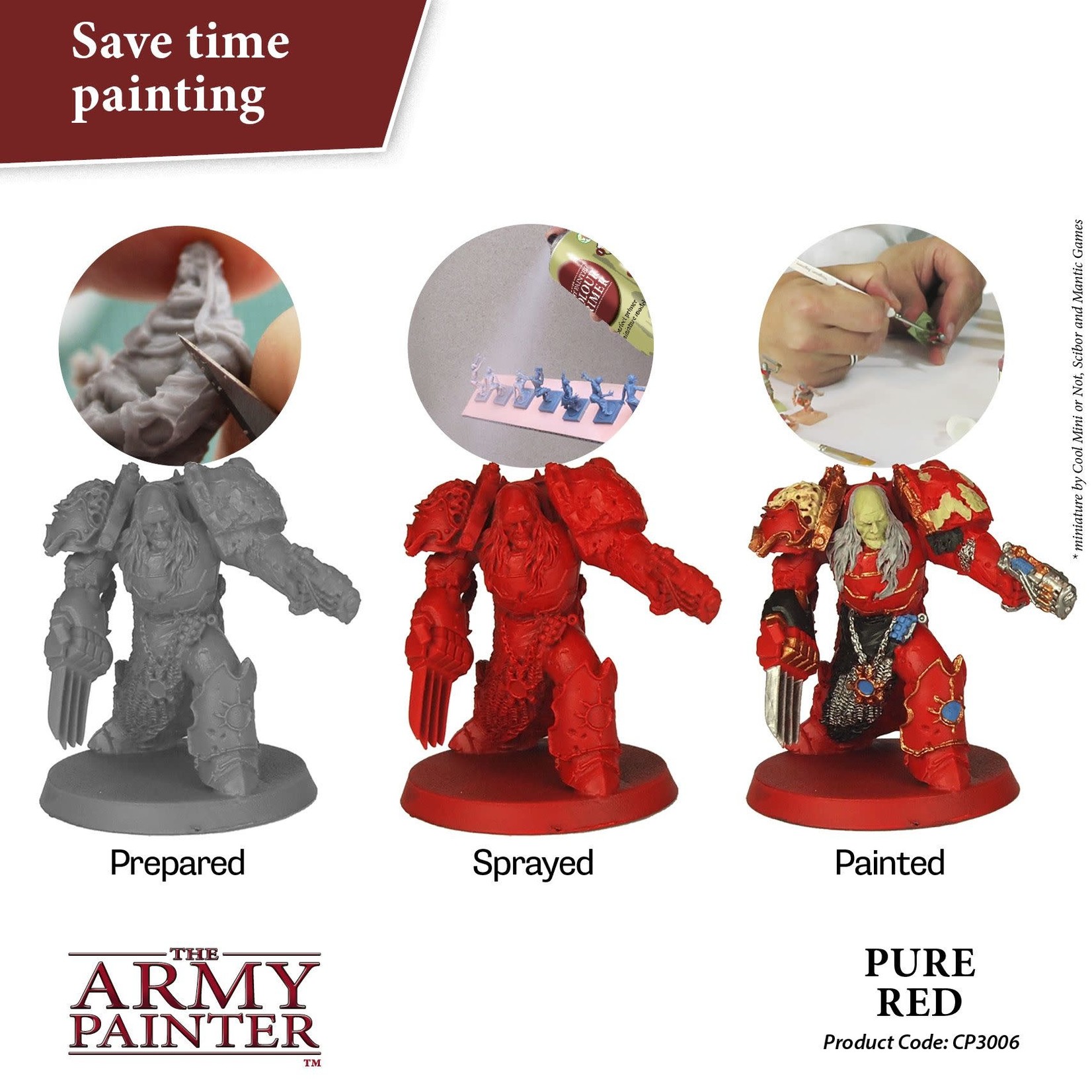 Army Painter Army Painter Spray Primer  Pure Red
