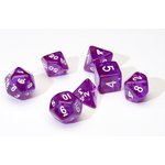 Sirius Dice: 7-Die Set Translucent Purple