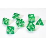 Sirius Dice 7-Die Set Translucent Green