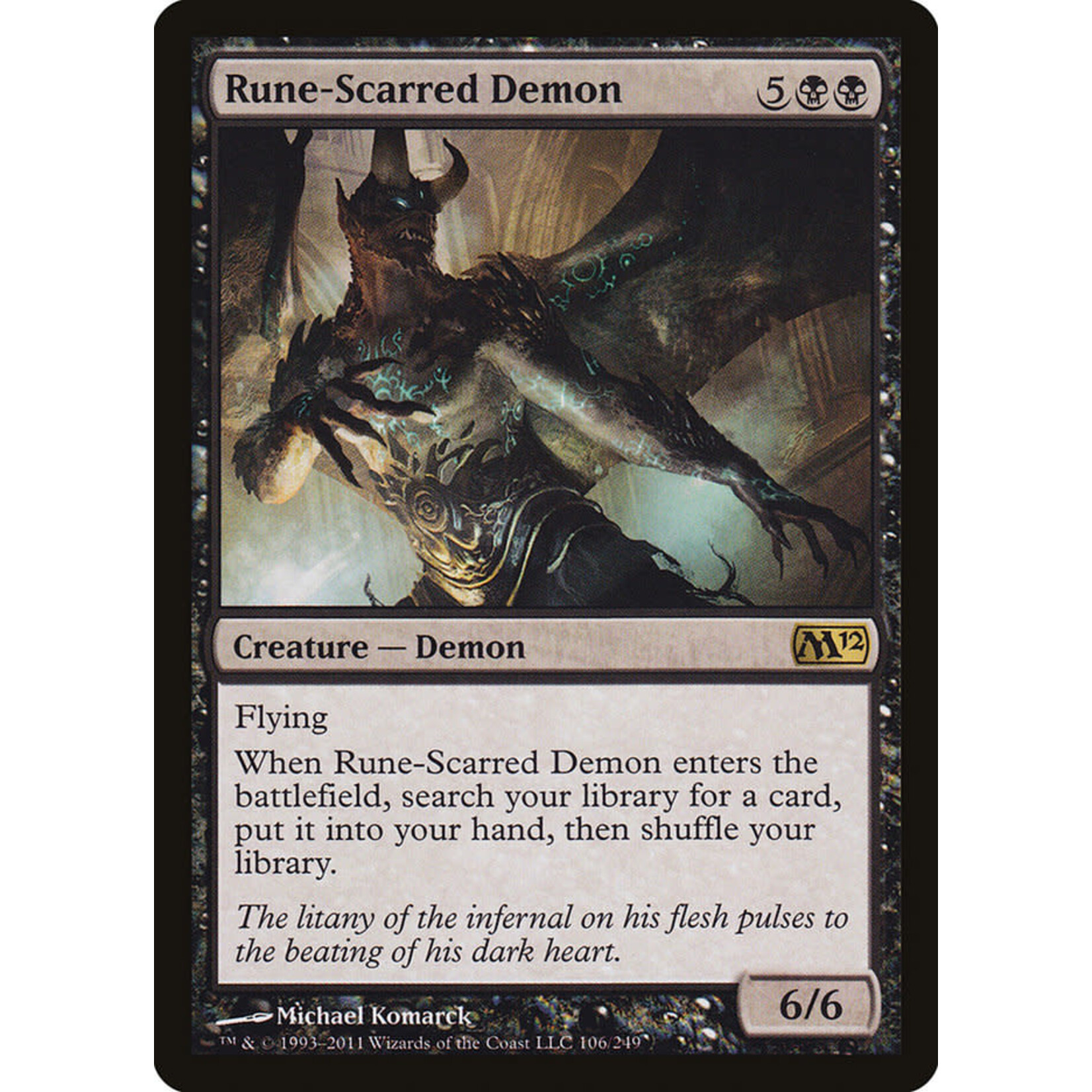 Wizards of the Coast Rune-Scarred Demon[M12] - Desert City Games