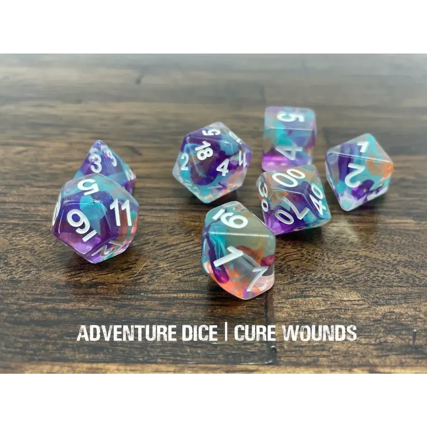 Adventure Dice Cure Wounds dice set