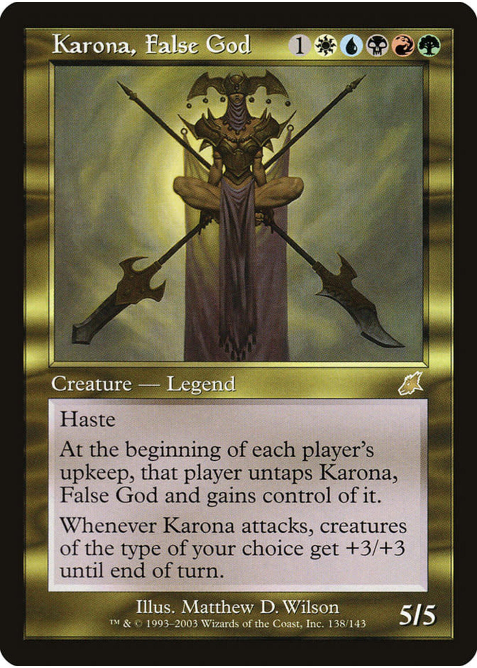 Karona, False God (SCG)