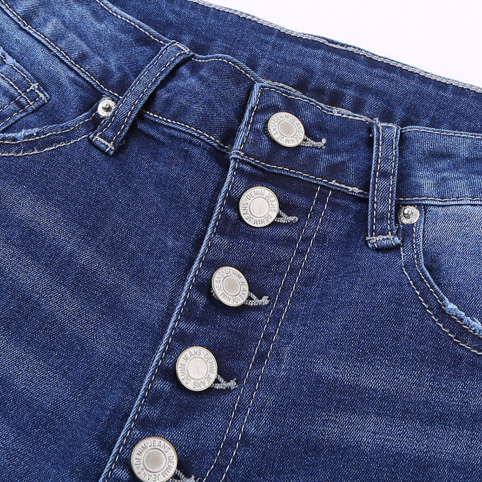 Denim Button-up Jeans - Texas Vintage Antiques