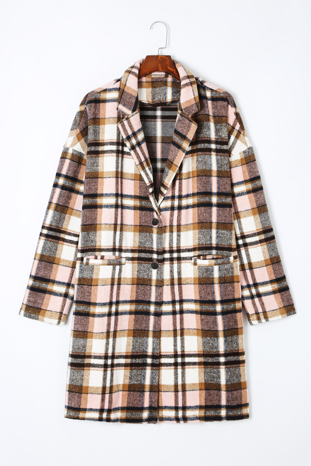 Tunic Length Plaid Jacket Texas Vintage Antiques tunic-length-plaid-jacket-texas-vintage-antiques