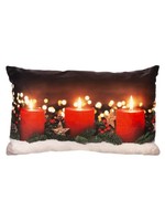 Ganz Light Up Candle Pillow