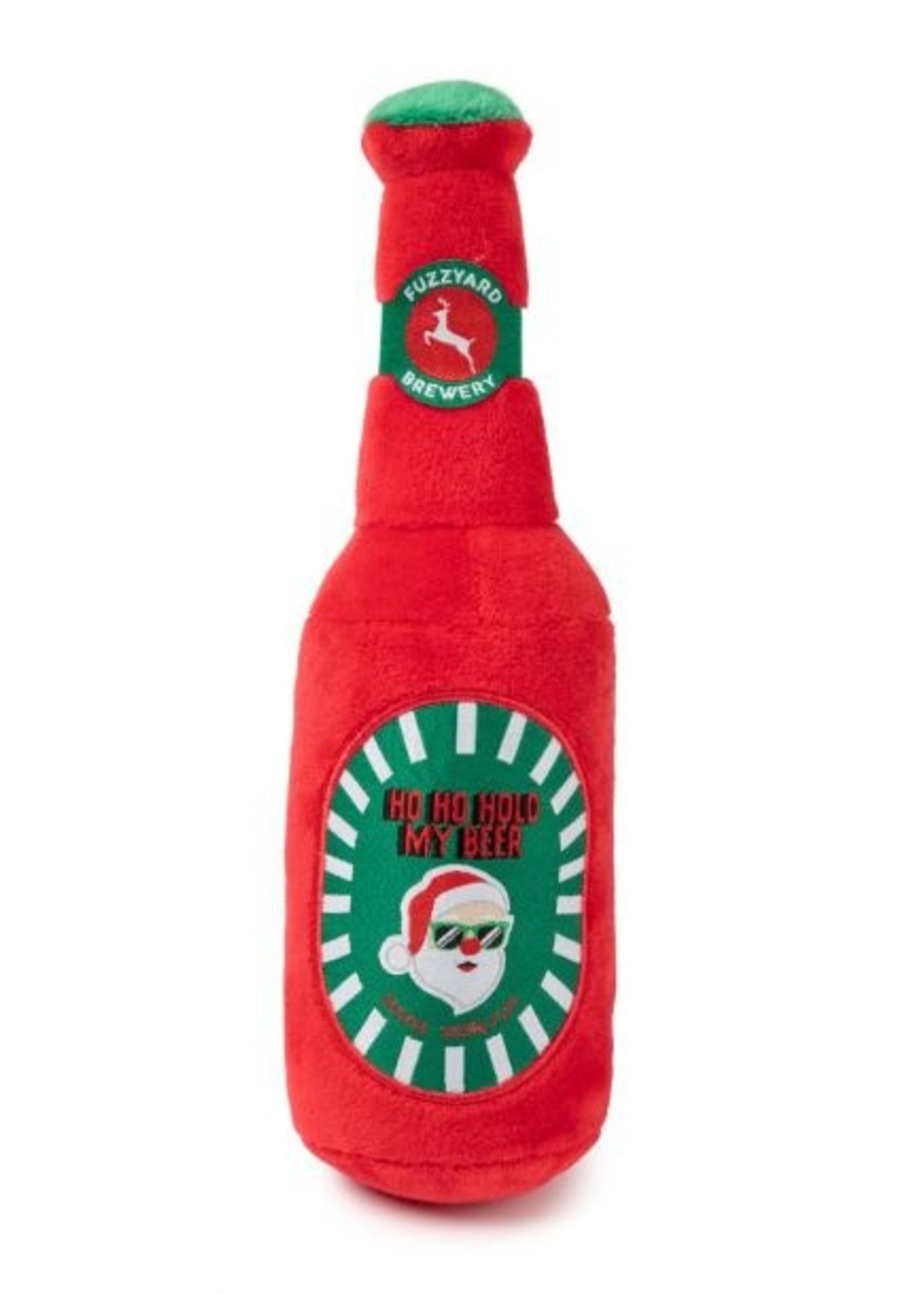 Fuzzyard Fuzzyard Holiday Dog Toy Ho Ho Hold My Beer