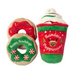 Fuzzyard Holiday Dog Toy Reindeer Puppuccino & Dog Toy