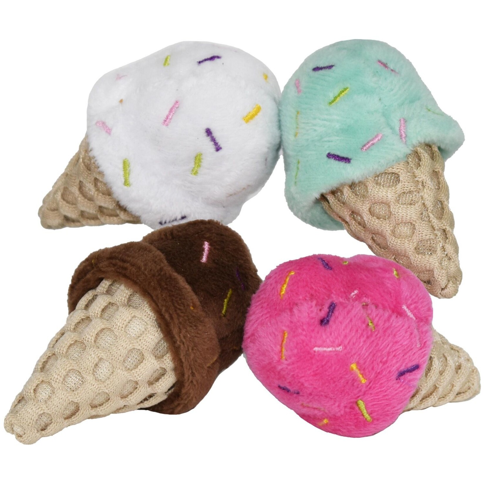 Multipet Mini Ice Cream Cone Toy