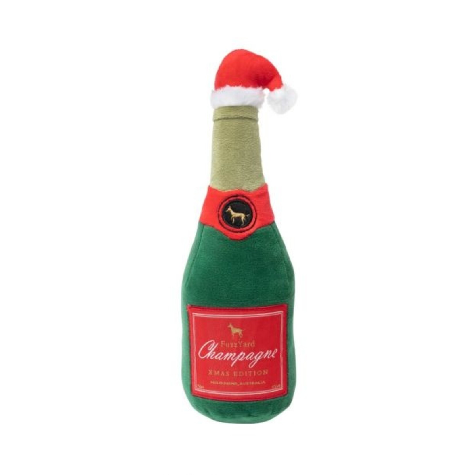 Fuzzyard Fuzzyard Holiday Dog Toy Champagne