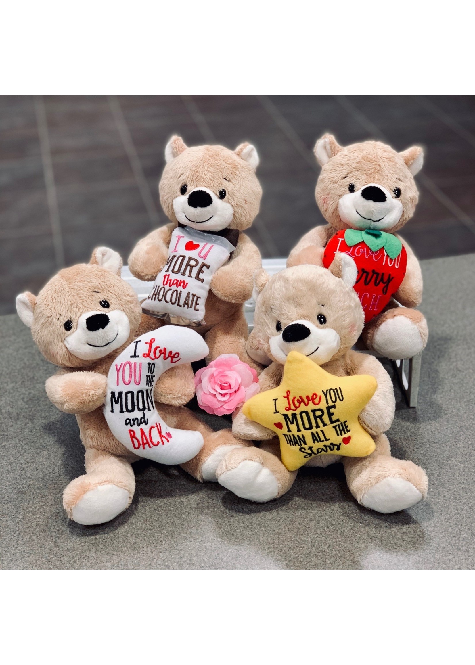 Ganz Love Lines Valentines Message Bears