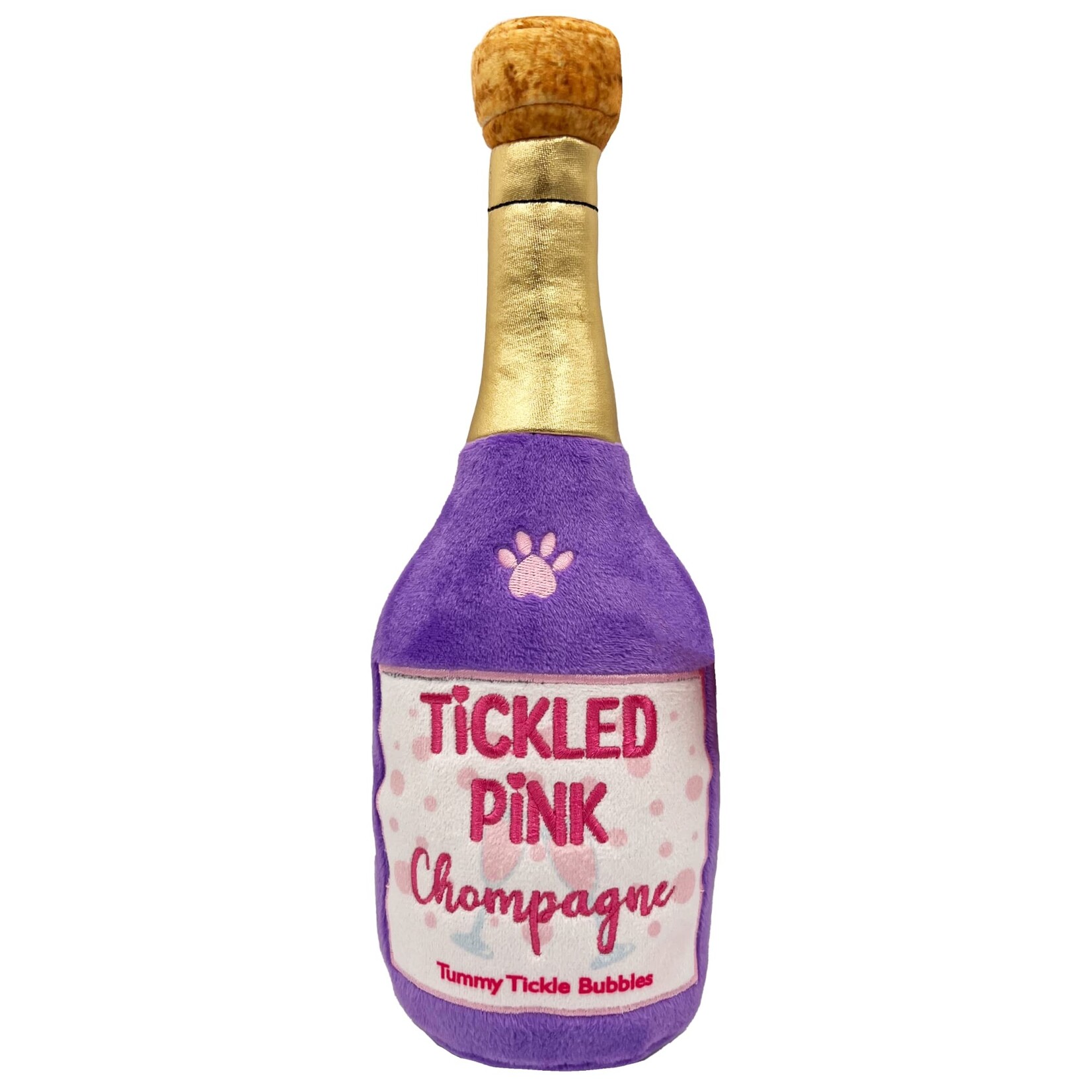 Tickled Pink Chompagne Dog Toy