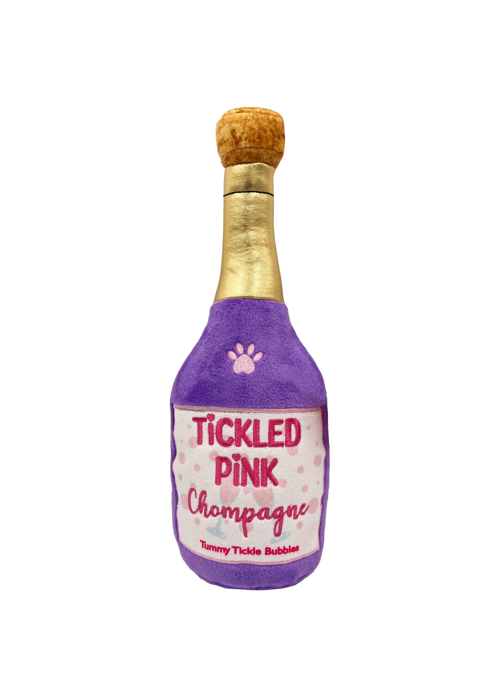 Tickled Pink Chompagne Dog Toy