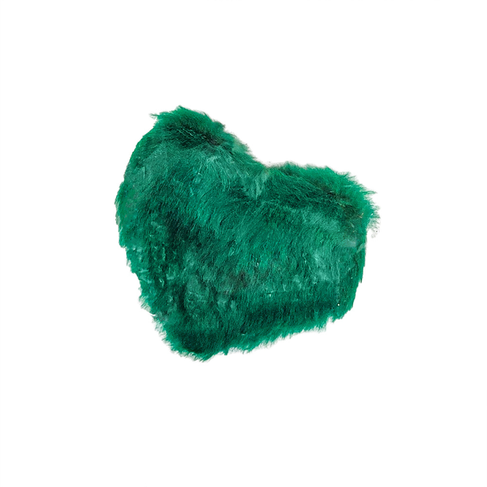 Mutts And Mittens Green Heart Cat Toy