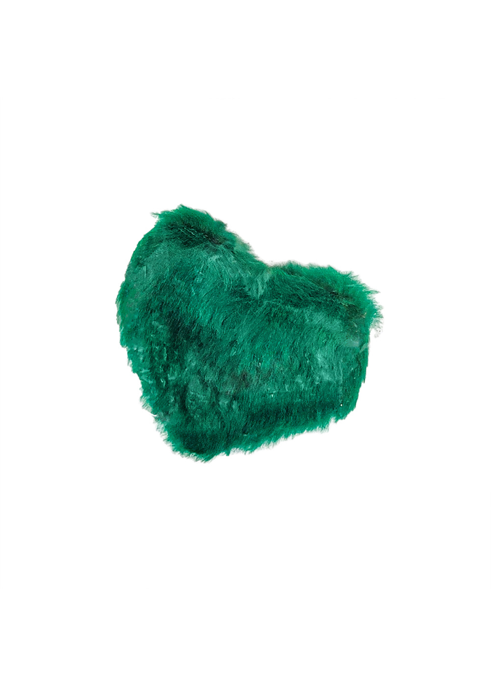 Mutts And Mittens Green Heart Cat Toy