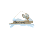 Ganz Bunny Welcome Sign