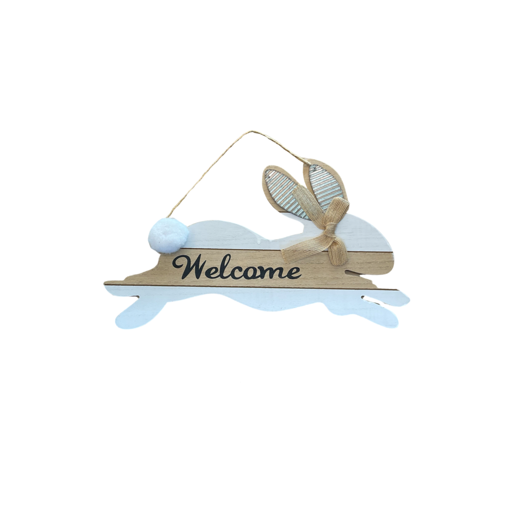 Ganz Bunny Welcome Sign