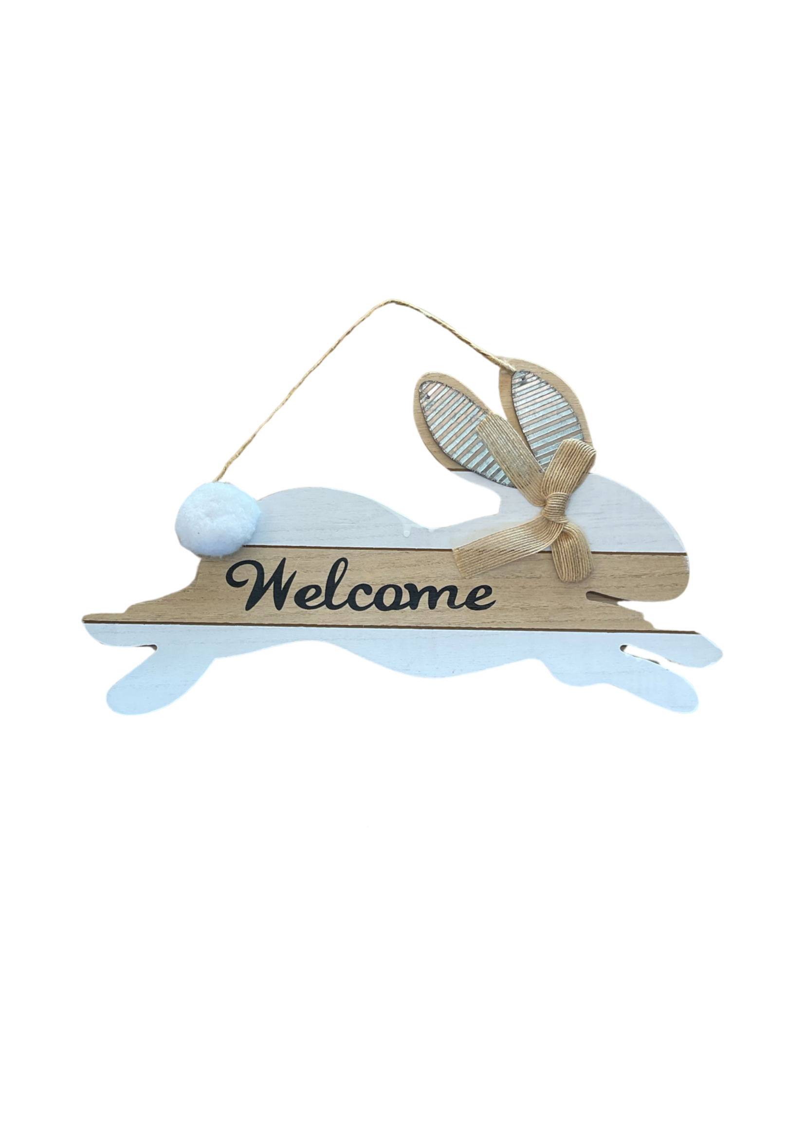 Ganz Bunny Welcome Sign