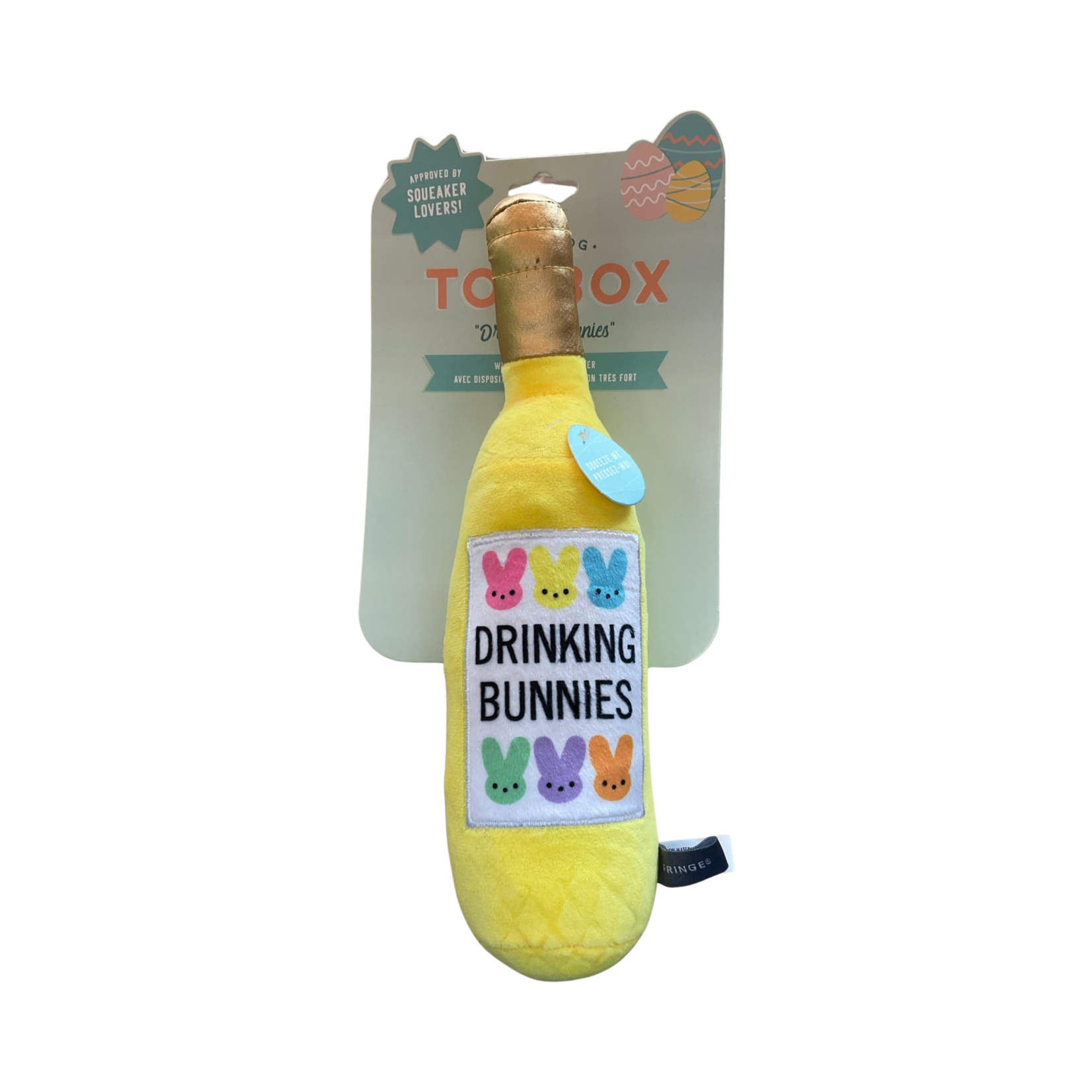 Toy Box Drinking Bunnies Plush Toy