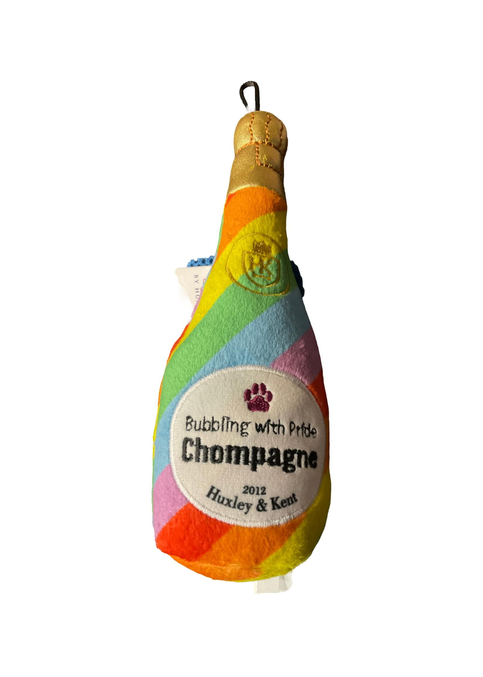 Lulubelle Bubbling With Pride Chompagne Dog Toy