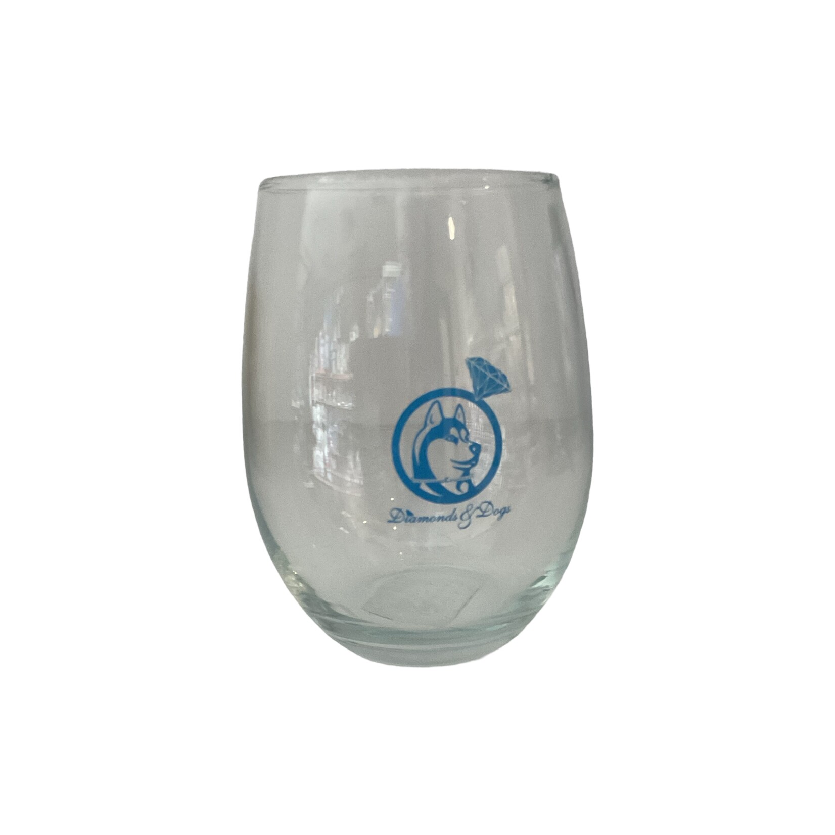 Diamonds & Dogs Wine Glass