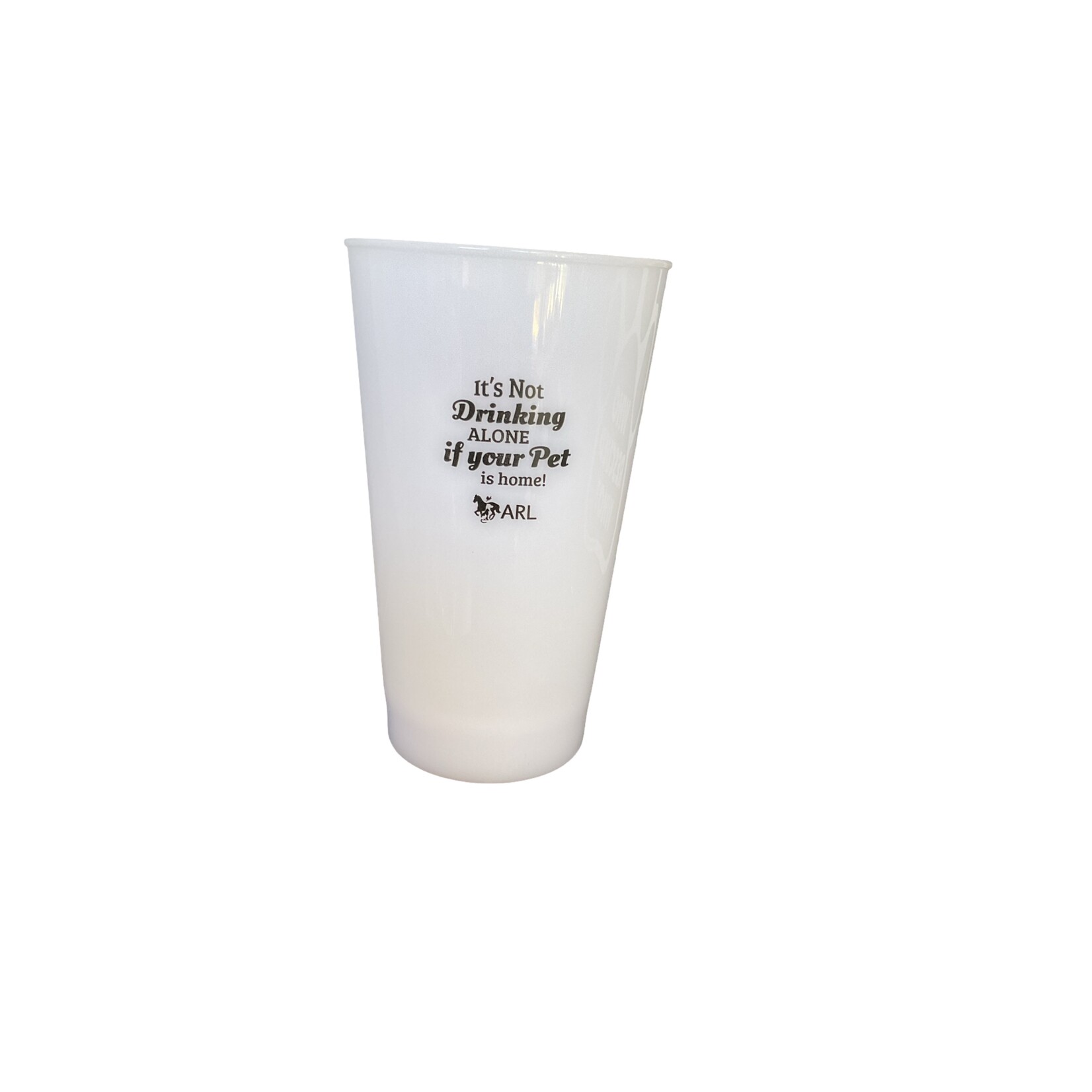 It's Not Drinking Alone If Your Pet Is Home" Light Up Pint Glass